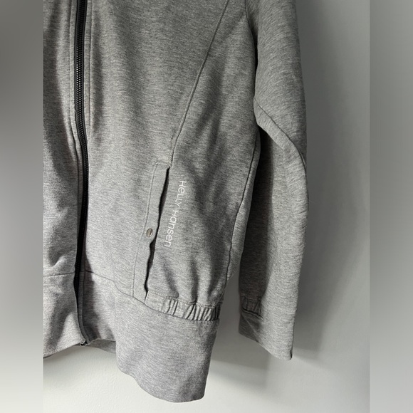 Helly Hansen Turtleneck Zip Up Sweater in Grey, Size Medium - Picture 5 of 5